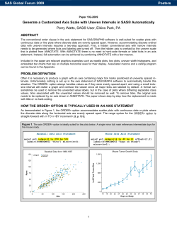 Generate a Customized Axis Scale with Uneven