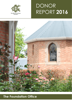 donor report 2016