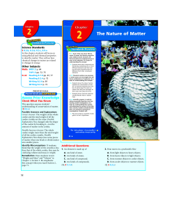 2 The Nature of Matter