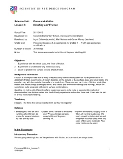 Lesson 3 - Scientist in Residence Program