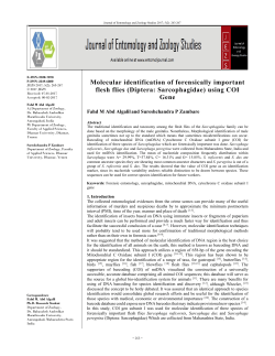 - Journal of Entomology and Zoology Studies