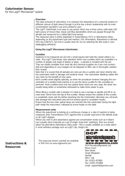 Colorimeter Instructions.indd