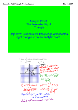 Isosceles Right Triangle Proof.notebook