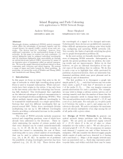 Island Hopping and Path Colouring