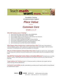 Place Value - CristiaLesher.com