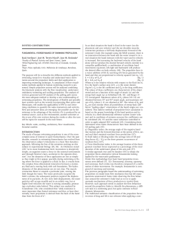 swimming biomechanics