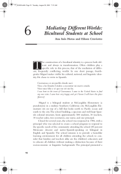 6 Mediating Different Worlds: Bicultural Students at School