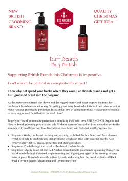 Buff Beards Buy British - Red Anchor