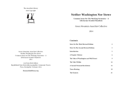 Neither Washington Nor Stowe