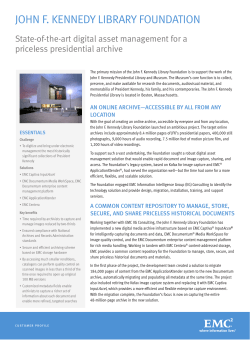 john f. kennedy library foundation