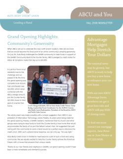 Fall 2008 - Astera Credit Union