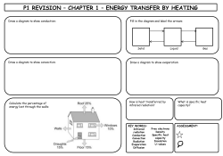 p1 revision &ndash; chapter 1 &ndash; energy transfer by
