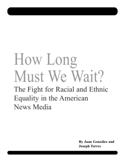 The Fight for Racial and Ethnic Equality in the