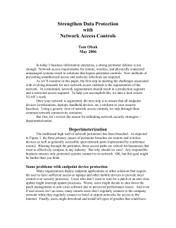 Strengthen Data Protection With Network Access