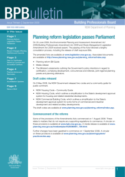 Planning reform legislation passes Parliament