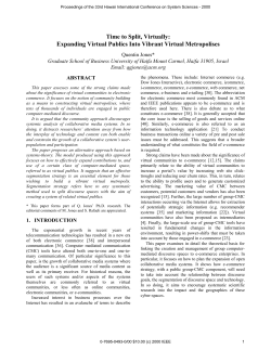 Expanding Virtual Publics Into Vibrant Virtual Metropolises