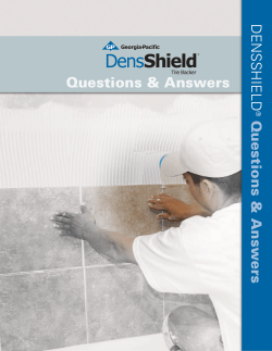 What is DensShield&reg; Tile Backer?