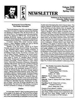 Spring 1990, vol. XVIII, no.1