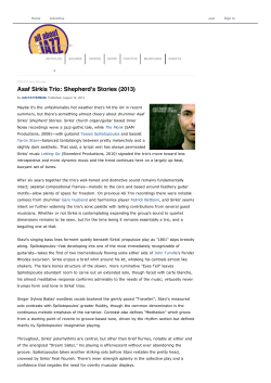 Ian Patterson, All About Jazz