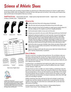 Science of Athletic Shoes