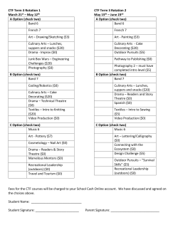 Term 3 Option Selection Form