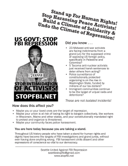 Stand up For Human Rights! - Committee to Stop FBI Repression