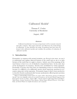 Calibrated Models