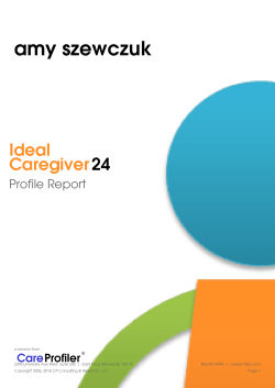 amy szewczuk - CareProfiler