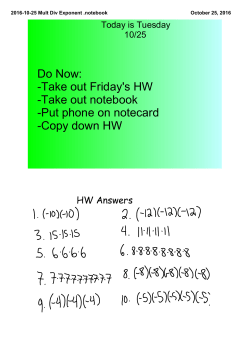 2016-10-25 Mult Div Exponent .notebook
