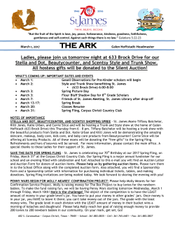 March 1, 2017 - St. James Episcopal School