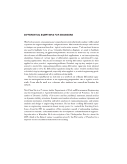 differential equations for engineers