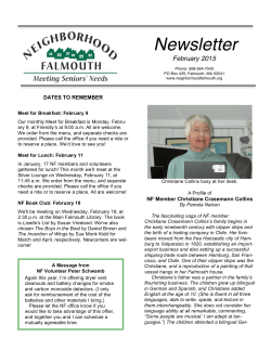 Newsletter - Neighborhood Falmouth