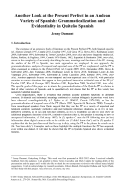 complete paper - Cascadilla Proceedings Project