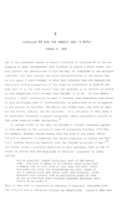 AND THE HEROIC AGE: REPLY