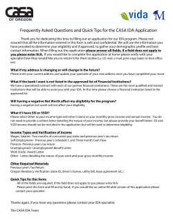 IDA Application - Community in Action