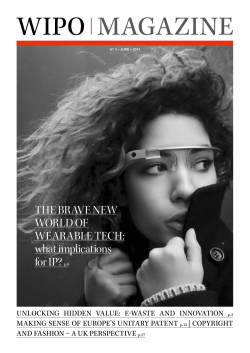 THE BRAVE NEW WORLD OF WEARABLE TECH: what