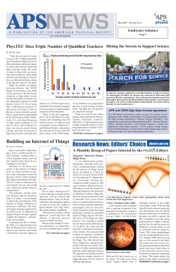 APS News May 2017, Volume 26, Number 5