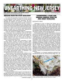 Newsletter Vol. 9 No. 1 Winter/Spring 2013