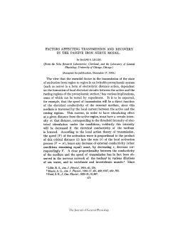 FACTORS AFFECTING TRANSMISSION AND