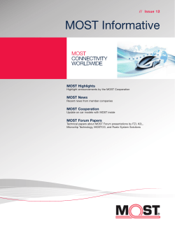 MOST Informative - MOST Cooperation