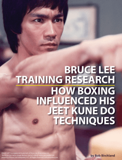 bruce lee training research how boxing