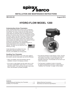 hydro-flow model 1200