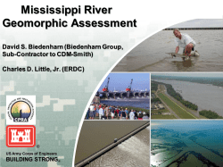 Mississippi River Geomorphic Assessment