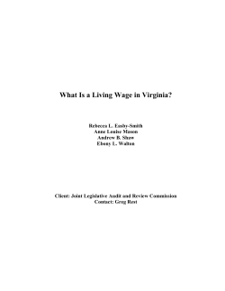What Is a Living Wage in Virginia?