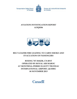 Aviation Investigation Report A13Q0186