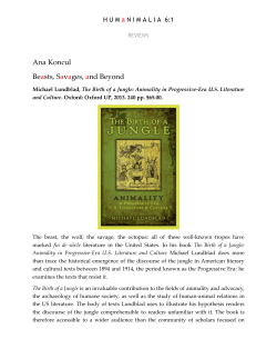 Ana Koncul Beasts, Savages, and Beyond