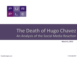 The Death of Hugo Chavez