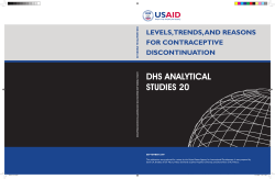 Levels, Trends, and Reasons for Contraceptive Discontinuation [AS20]