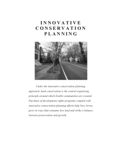 innovative conservation planning