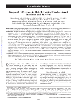 Resuscitation Science